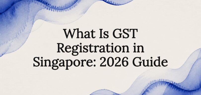 Decorative title card frame for GST registration article