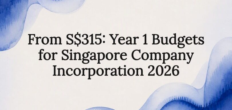 Singapore business incorporation budget title card
