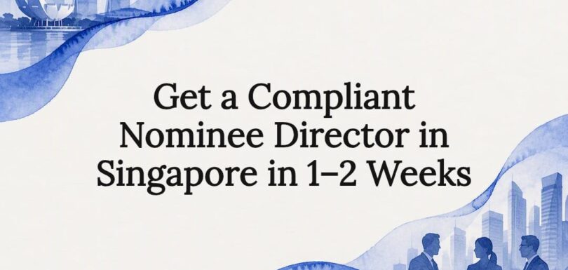 Singapore business compliance title card