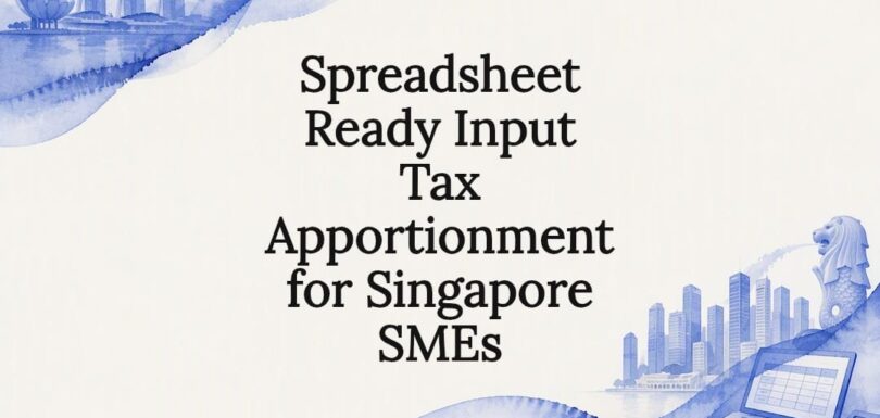 Decorative Singapore SME accounting title card