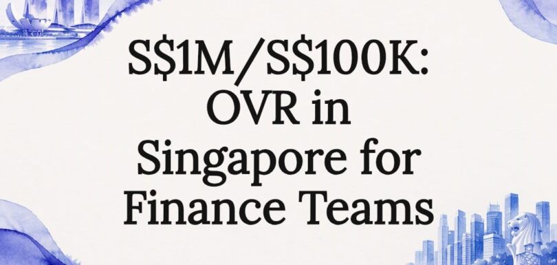 Watercolor title card for Singapore OVR article