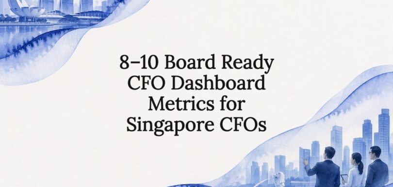 Decorative CFO dashboard title card