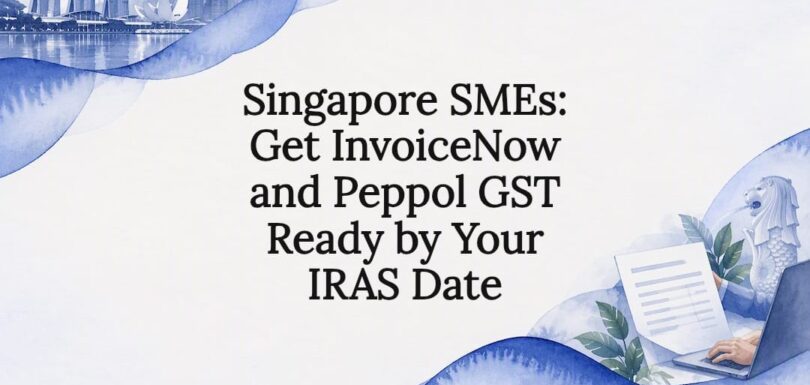 Decorative Singapore SME compliance title card