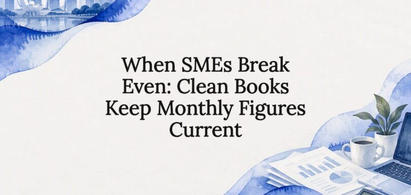 Watercolor frame for Singapore SME finance article