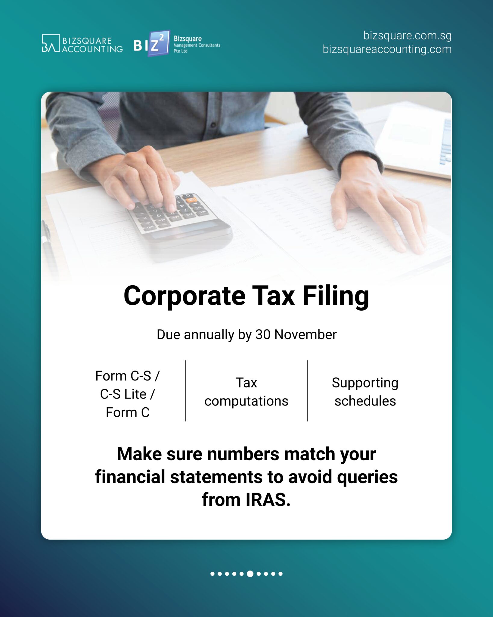corporate tax filing singapore