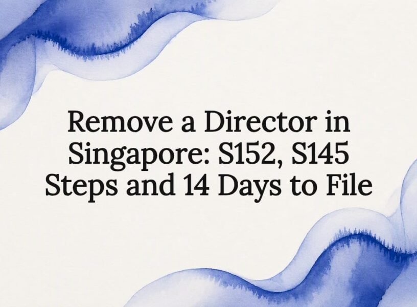 Singapore director removal article title card