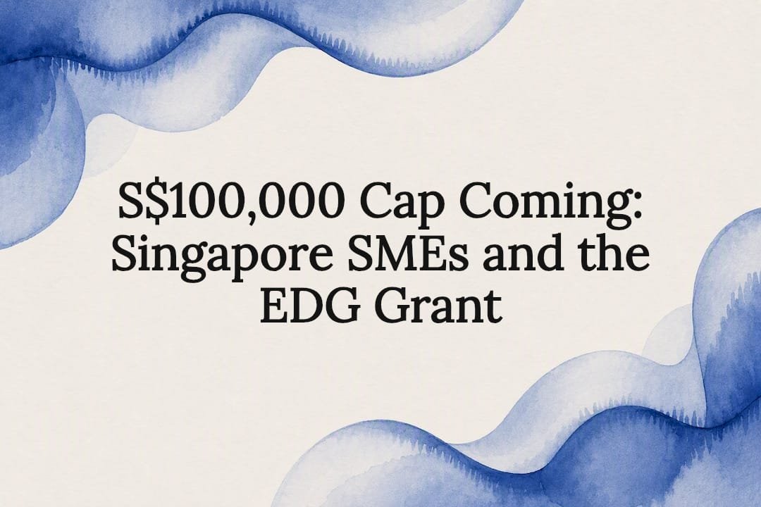 Sparse watercolor EDG grant title card