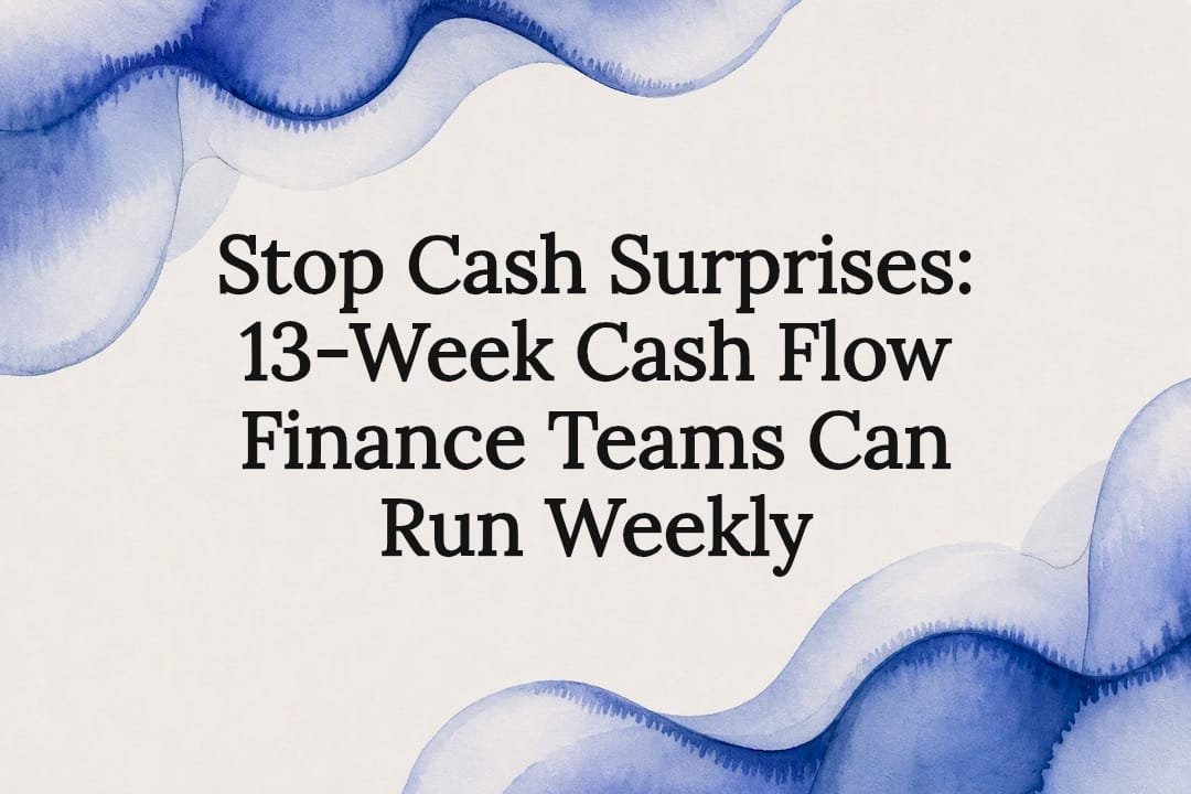 Watercolor title card for Singapore cash flow guide