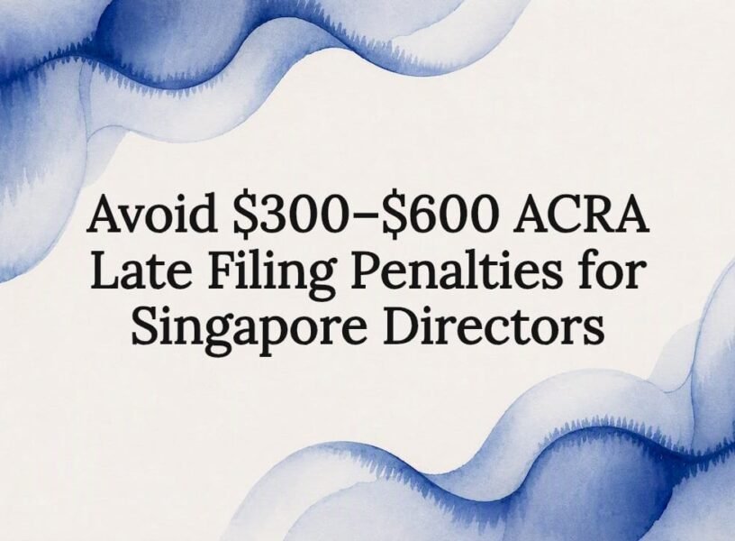Watercolor title card for ACRA penalties