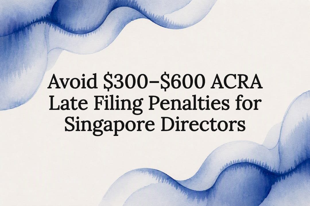 Watercolor title card for ACRA penalties