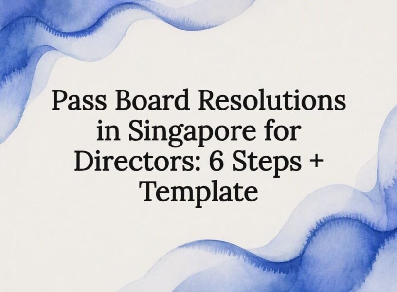 Decorative board resolution title card