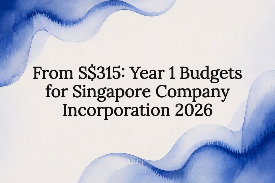Singapore business incorporation budget title card
