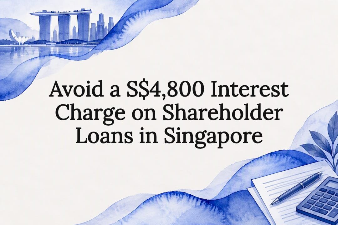 Decorative shareholder loan article title card