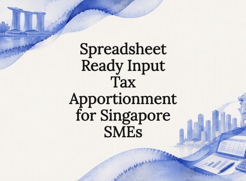 Decorative Singapore SME accounting title card