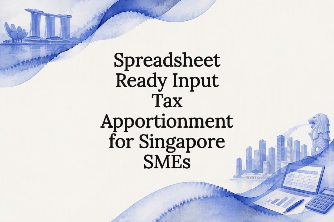 Decorative Singapore SME accounting title card