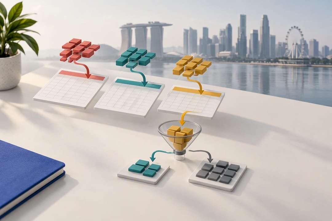 Singapore SME GST apportionment workflow illustration