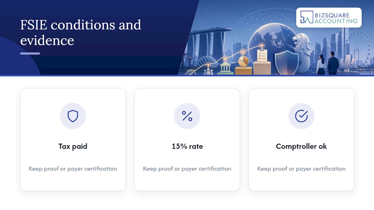 Three FSIE conditions for foreign dividends