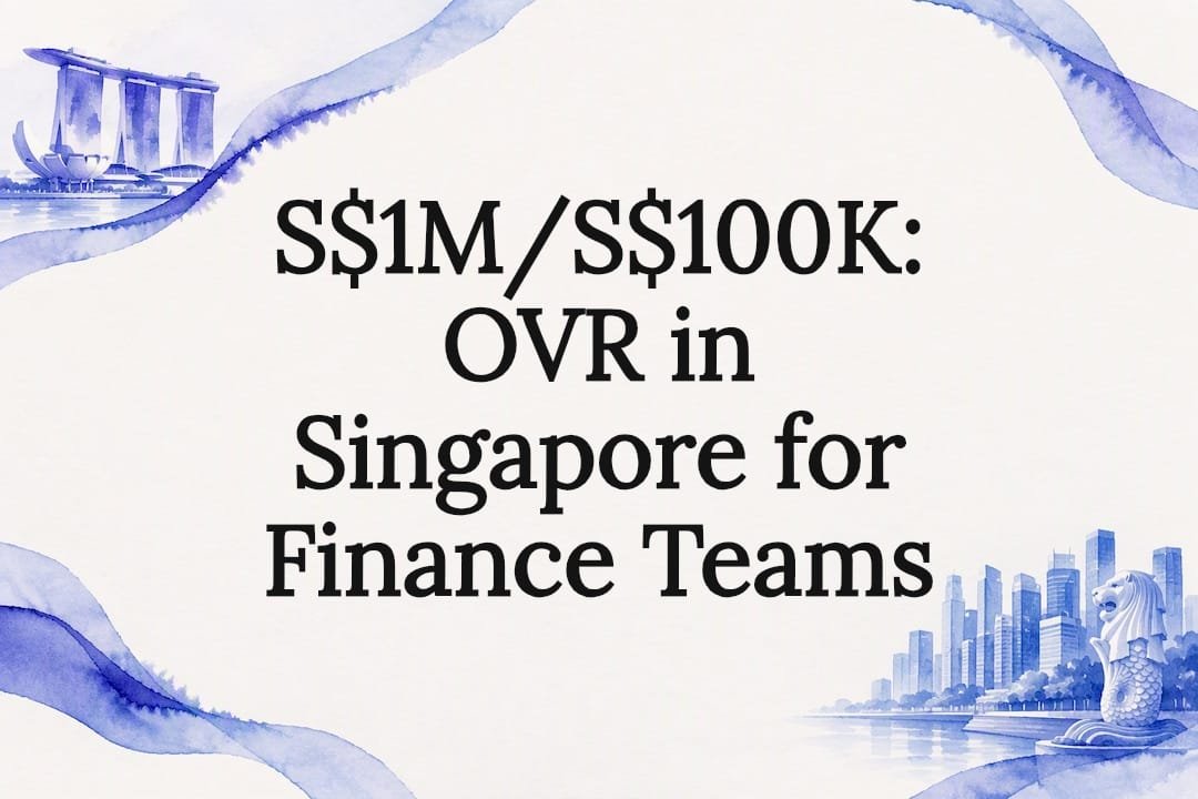 Watercolor title card for Singapore OVR article