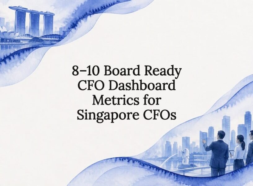 Decorative CFO dashboard title card
