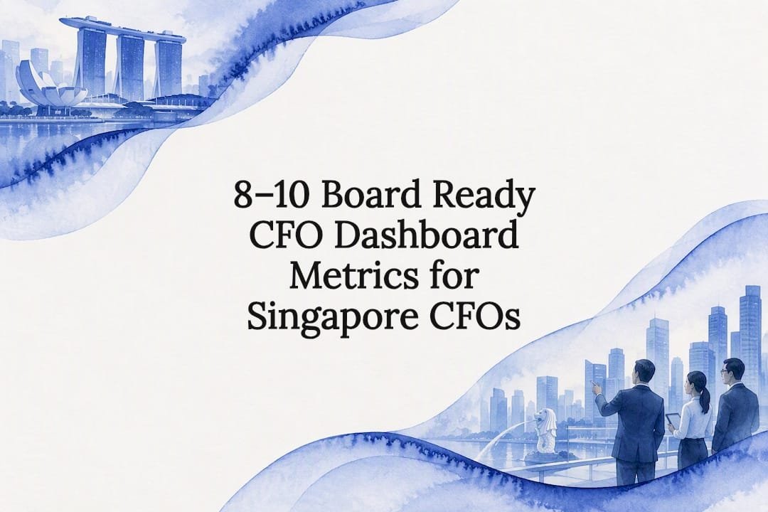 Decorative CFO dashboard title card