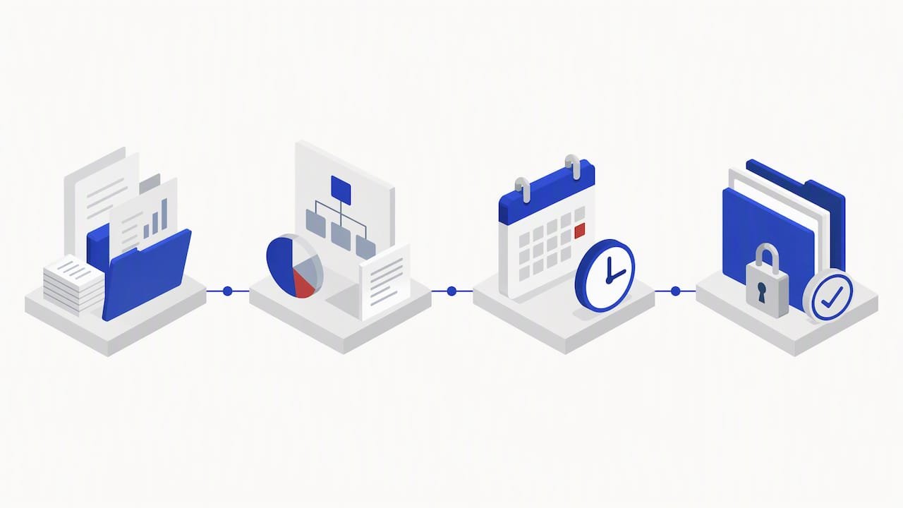 Singapore tax documentation workflow illustration