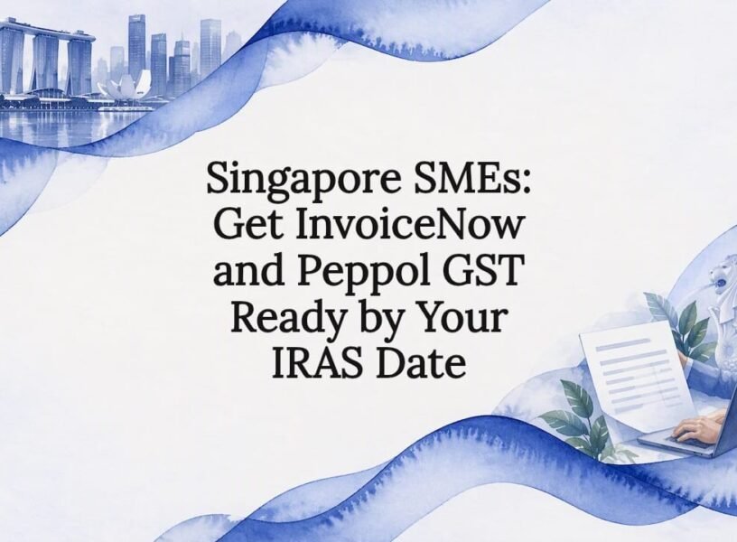 Decorative Singapore SME compliance title card