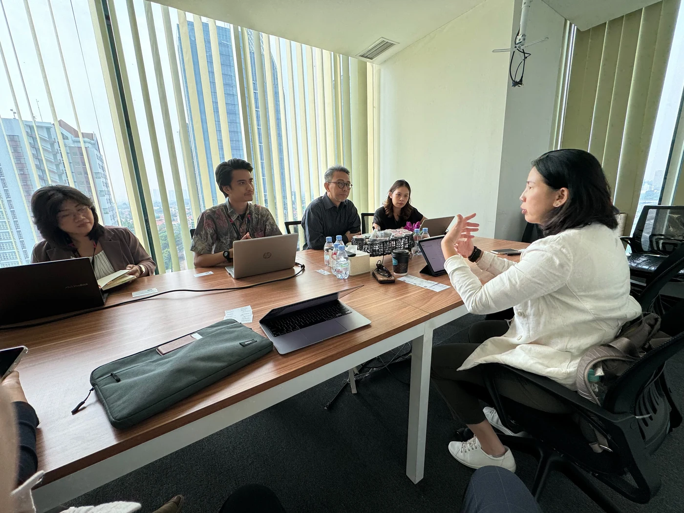 MYM Land business meeting with Bizsquare